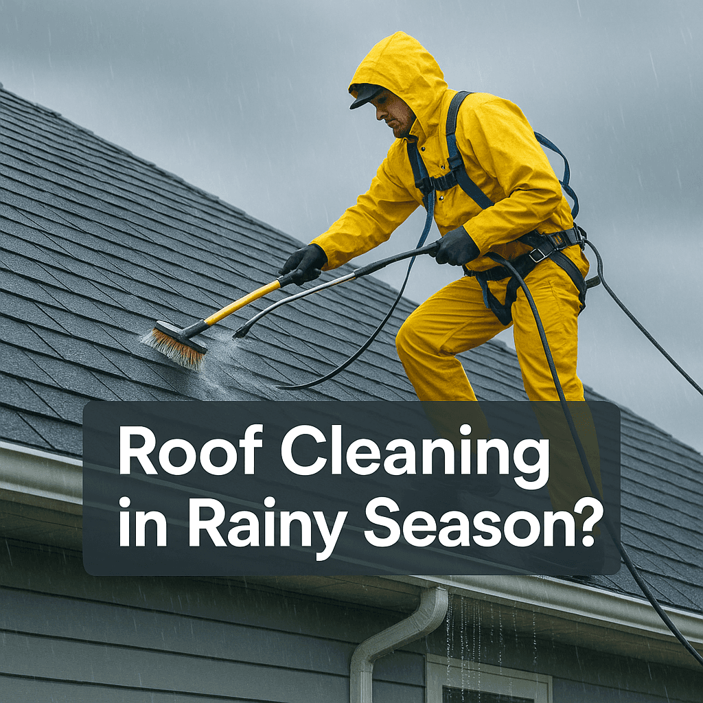 Can You Clean a Roof During Rainy Season?