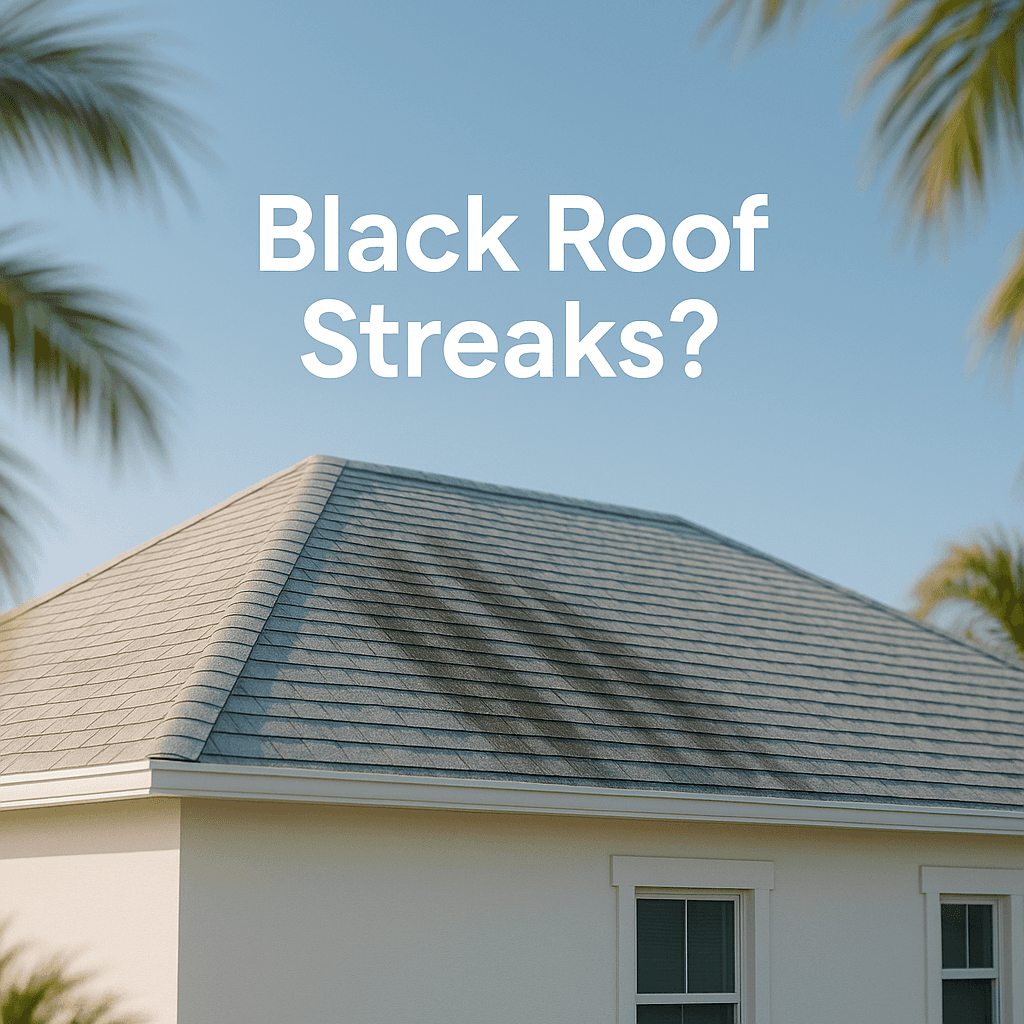 Naples Roof Algae: What Causes Black Streaks?