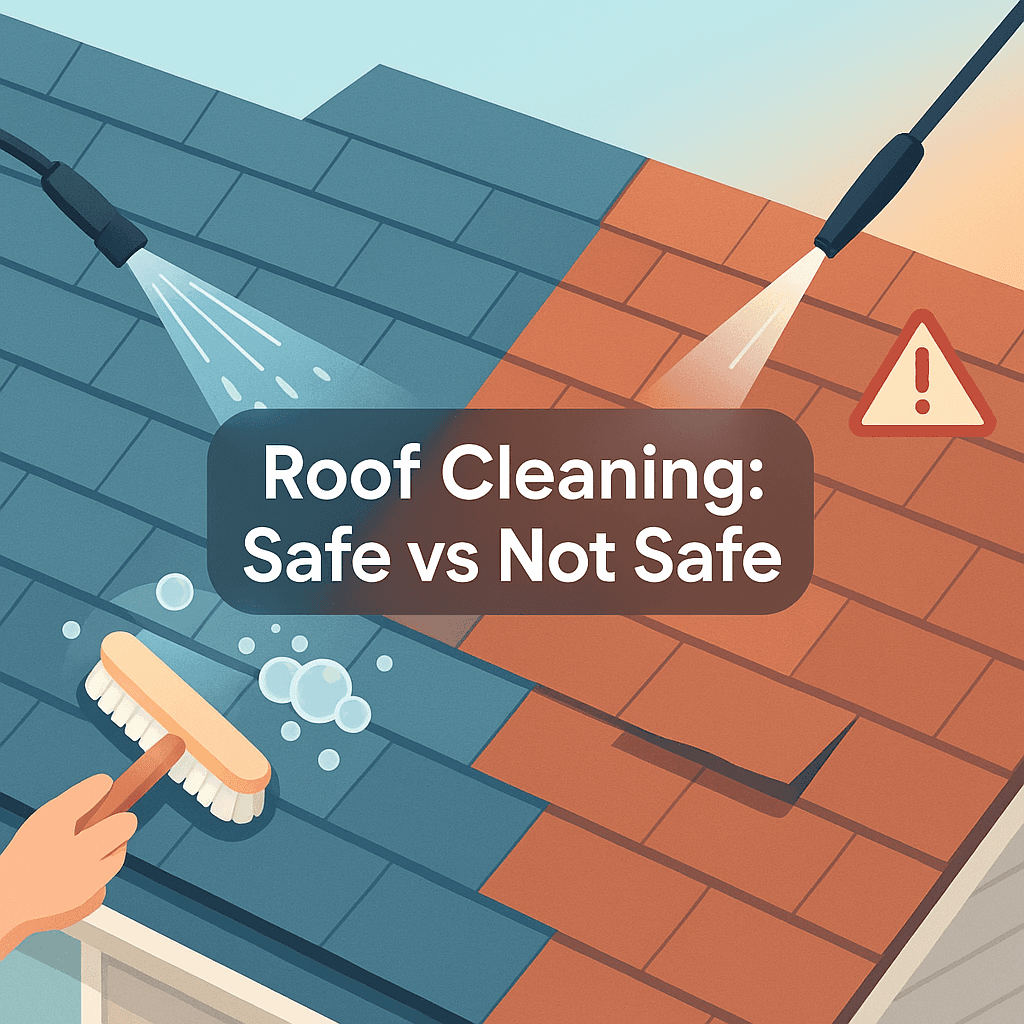 Shingle Roof Cleaning: What’s Safe (and What’s Not)