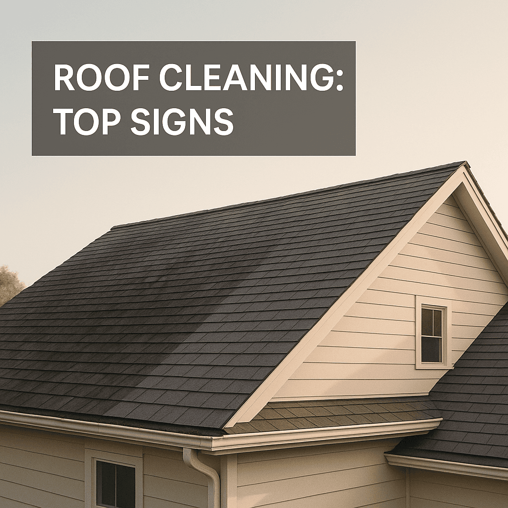 Top Signs Your Roof Needs Cleaning Now