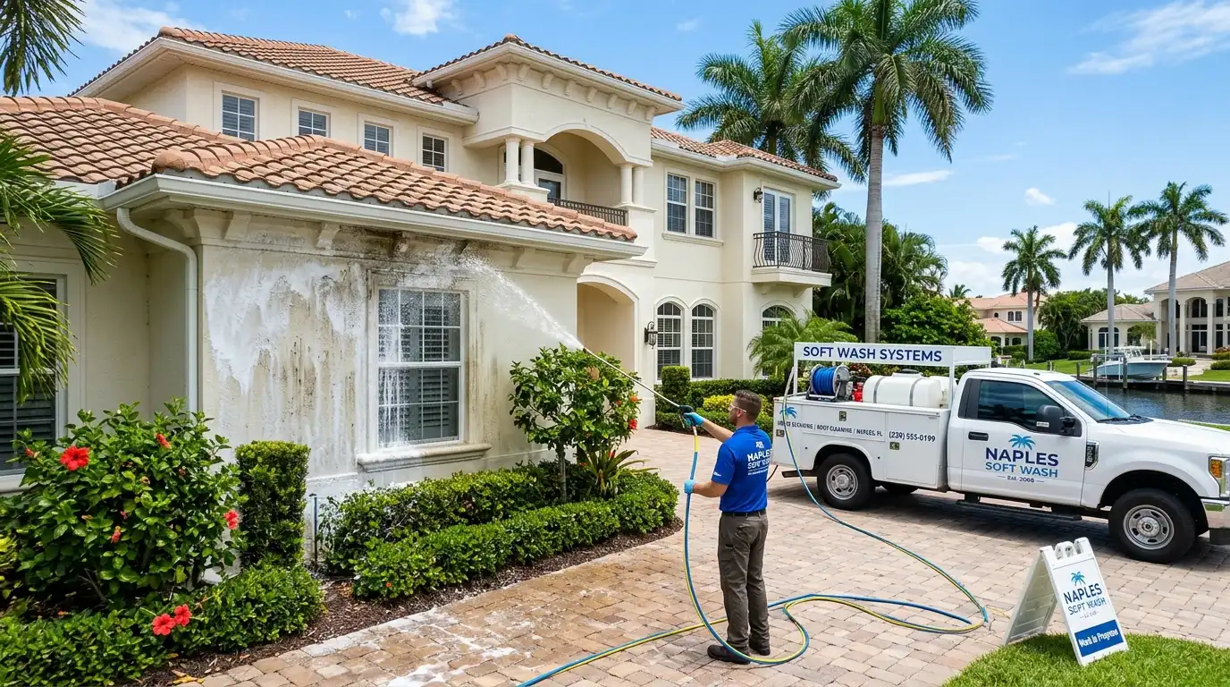 House washing Naples FL