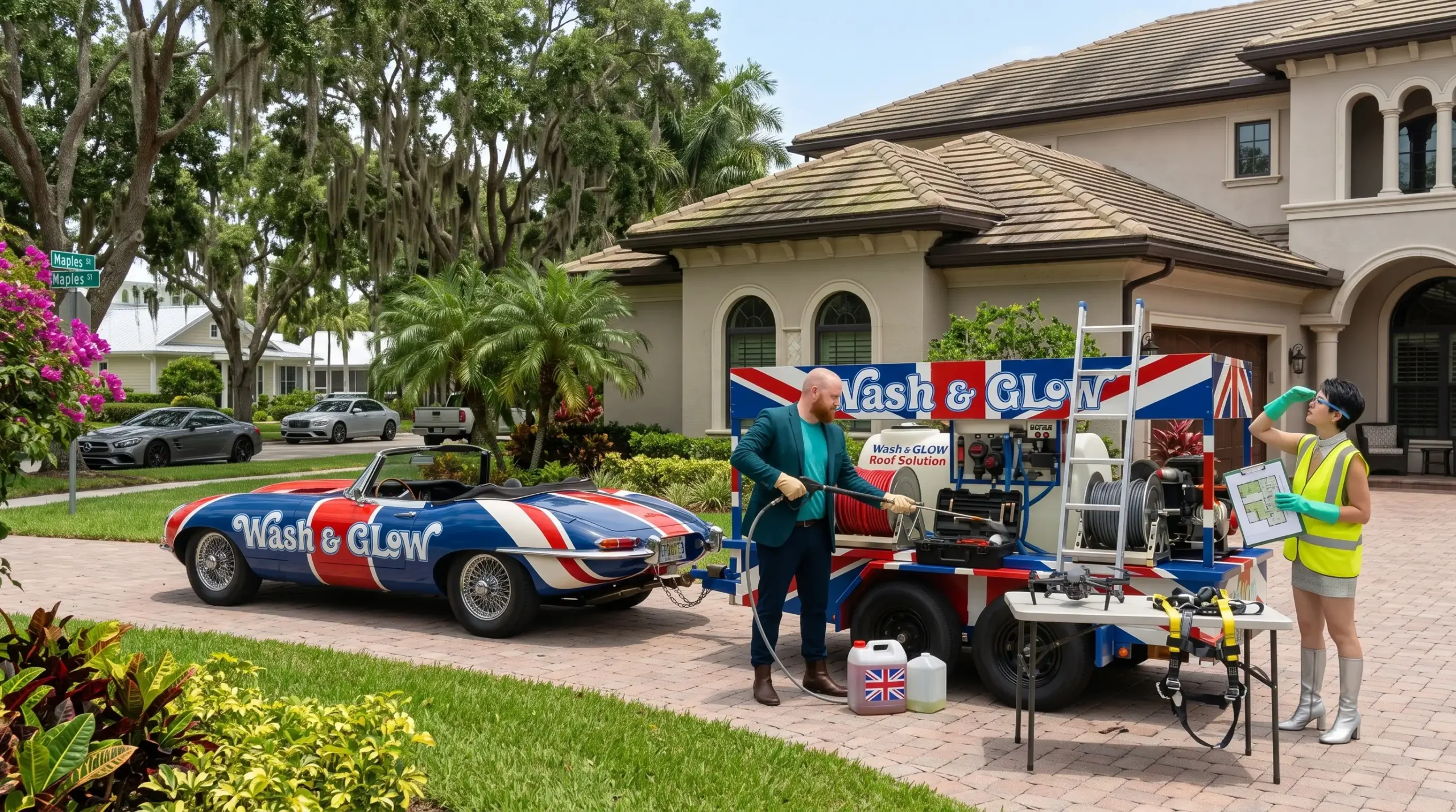 Roof Cleaning Naples FL — Licensed 2-Year Guarantee Wash & Glow